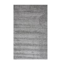 moroccan plain grey non shedding shag pile rugs 160cm x 230cm 5ft 3 x  ...