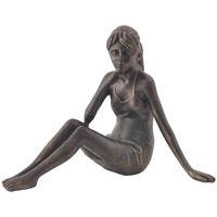 modern bronze ballet girl statue elegant metallic ballerina sculptures ...