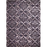 moroccan grey damask wool rug meraki 160x230