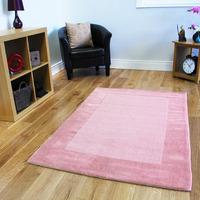 modern pink wool rug milano 110x160cm 3ft 7 x 5ft 3