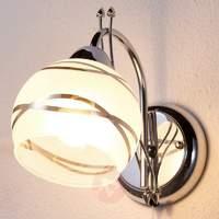 Modern wall light Leanda, chrome