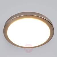 Modest Aras LED bathroom light, matt nickel