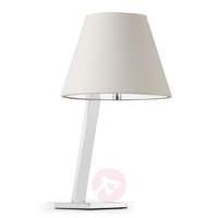 moma attractive curved table lamp white