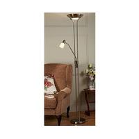 mother child lamp satin nickel metal