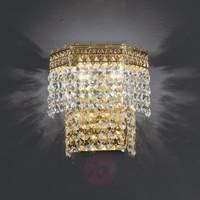 MOSCA crystal wall light, double pendant light