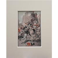Mounted art print: Daring Deeds of Famous Pirates by Lt. Com. E. Keble Chatterton RNVR. 1929.