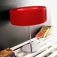 modern table lamp bughy red