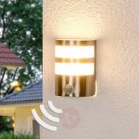 Motion detector LED outdoor wall lamp Lucja
