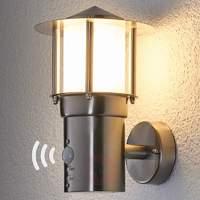 Motion detector outdoor wall light Niley with LED