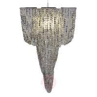 modern hanging light young living silver
