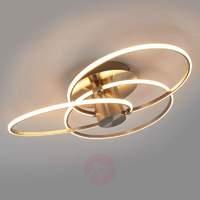 Modern LED ceiling light Antoni, 3 rings