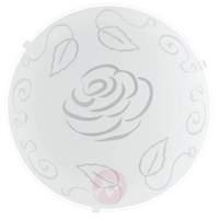 Moira Glass Ceiling Lamp - Rose Theme