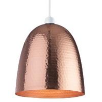Modern Copper Metal Hammered Ceiling Pendant Light