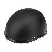 Motorcycle Helmets Half Helmet 54-60cm Unisex Protection Helmet Black Capacete Half Shell Helm Matte Retro Racer Motocross