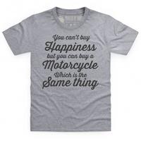 Motorcycle Happiness Kid\'s T Shirt