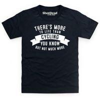 more to life cycling kids t shirt