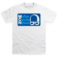 Motor Cycle News Retro Logo T Shirt