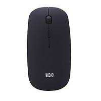 MODAO Super Thin Rechargeable Silent Click Bluetooth 3.0 Wireless Mouse