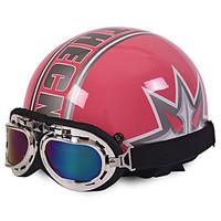 Motorcycle Helmets Open Face Half Motorbike Goggles Helmet Unisex New Summer Vintage