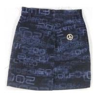 moschino junior age 10 navy blue patterned skirt