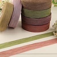 Mosaic Gold Fold Organza Ribbon-10M(More Colors)