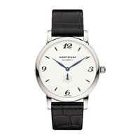 Montblanc Star Classique automatic men\'s black Leather strap watch