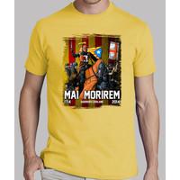 morirem mai (davant) escut 4 barres (darrera) groc