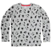 Monster Print Top - Grey quality kids boys girls