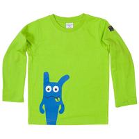 monster print top green quality kids boys girls