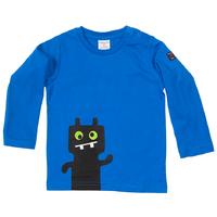 monster print top blue quality kids boys girls