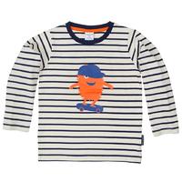 Monster Print Top - Blue quality kids boys girls