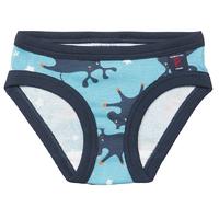 Moose Print Girls Brief - Turquoise quality kids boys girls