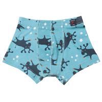 Moose Print Boys Boxers - Turquoise quality kids boys girls