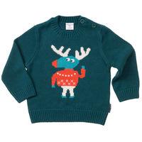 Moose Baby Jumper - Green quality kids boys girls