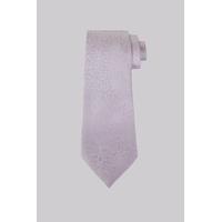 Moss 1851 Lilac Floral Silk Tie