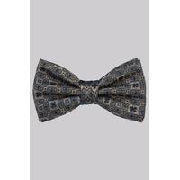 moss 1851 taupe medallion bow tie