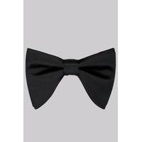 moss london black floppy bow tie