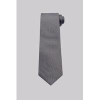Moss 1851 Taupe and Sky Blue Natte Silk Tie