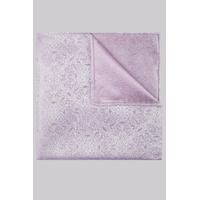 Moss 1851 Lilac Floral Silk Pocket Square