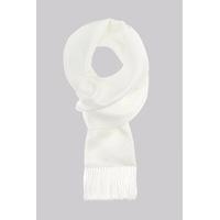 Moss 1851 White Silk Dress Scarf