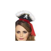 mock pirate hat on headband