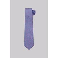 Moss London Pink & Blue Floral Skinny Tie