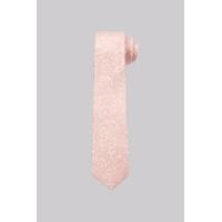 Moss London Coral Rose Skinny Tie