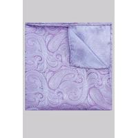 moss esq purple sky paisley silk pocket square