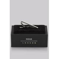 Moss London Gunmetal Skinny Tie Bar