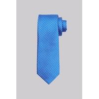 Moss Esq. Cobalt & Red Circle Silk Tie