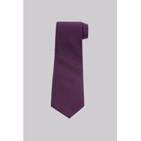 Moss Esq. Purple Taffeta Silk Tie