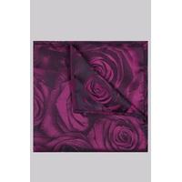 moss london fuschia rose pocket square