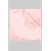 Moss London Coral Rose Pocket Square