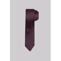 moss london premium wine puppytooth silk skinny tie